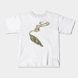 Go Smudge Yourself || Burning Sage Illustration || Repeat Pattern Kids T-Shirt